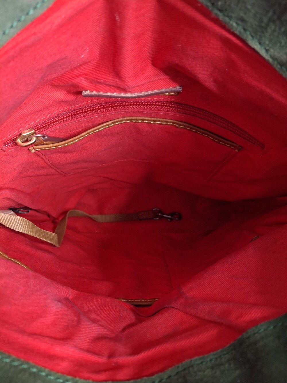Dooney & Bourke Florentine Medium Toggle Crossbody Natural Leather - Picture 6 of 7